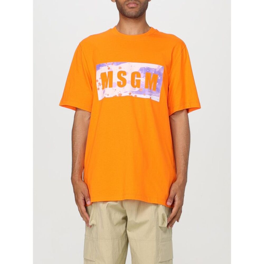 Msgm T-Shirt Men Orange